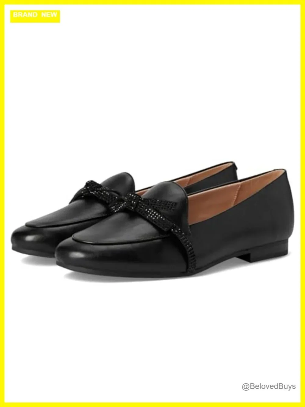 Bandolino Jayme Womens Almond Toe Slip-On Loafers Faux Leather